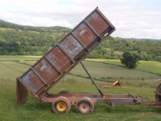 9 Tonne Tipping Trailer Location: Monmouth, Monmouthshire