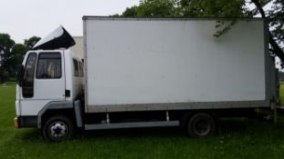 Ford Cargo 7.5t white box tail lift truck, NO VAT Location: Great Missenden, Buckinghamshire