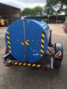 Trailed Fuel Bowser 250Gallon c/w 12v pump and hose Location: Wisbech,