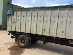 Blower Feed Trailer 10 tonne. Converted lorry, new blower. Location Diss, Norfolk.