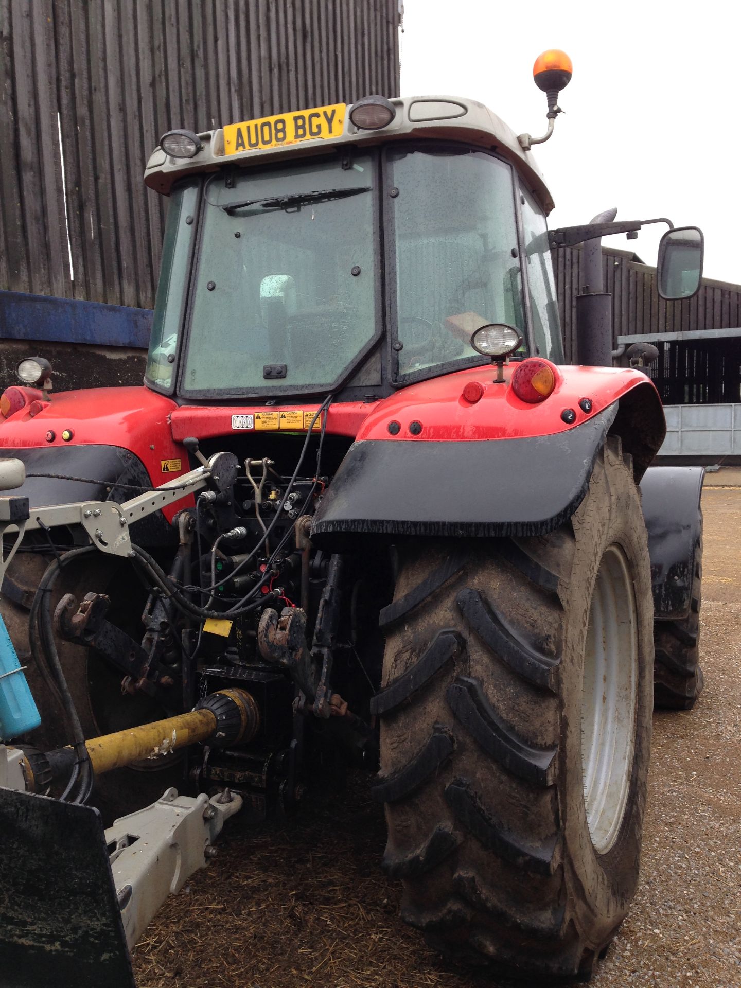 Massey Ferguson 6480 Dyna 6 Reg No: AU08 BGY, Serial No: T036021 8,900 hours Location Diss, Norfolk. - Image 5 of 7