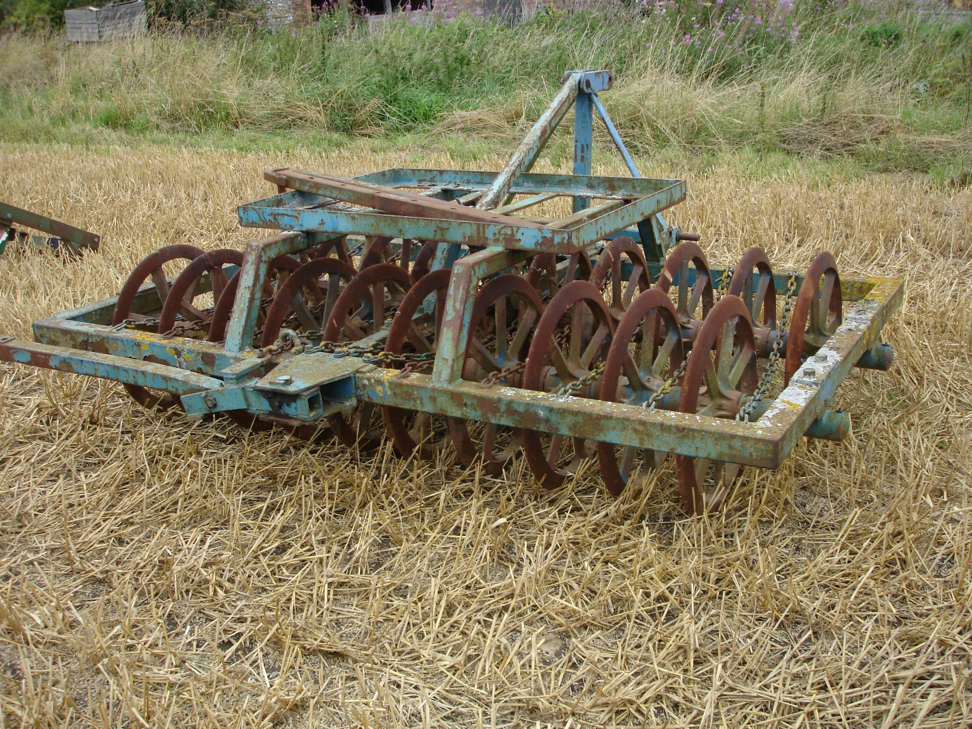 Hill & Osbourne 5 Furrow Plough Press. Location Kings Lynn, Norfolk.