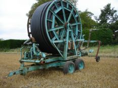 Wright Rain Super Touraine 350 Irrigator 300 metre 4 inch hose. Location Kings Lynn, Norfolk.