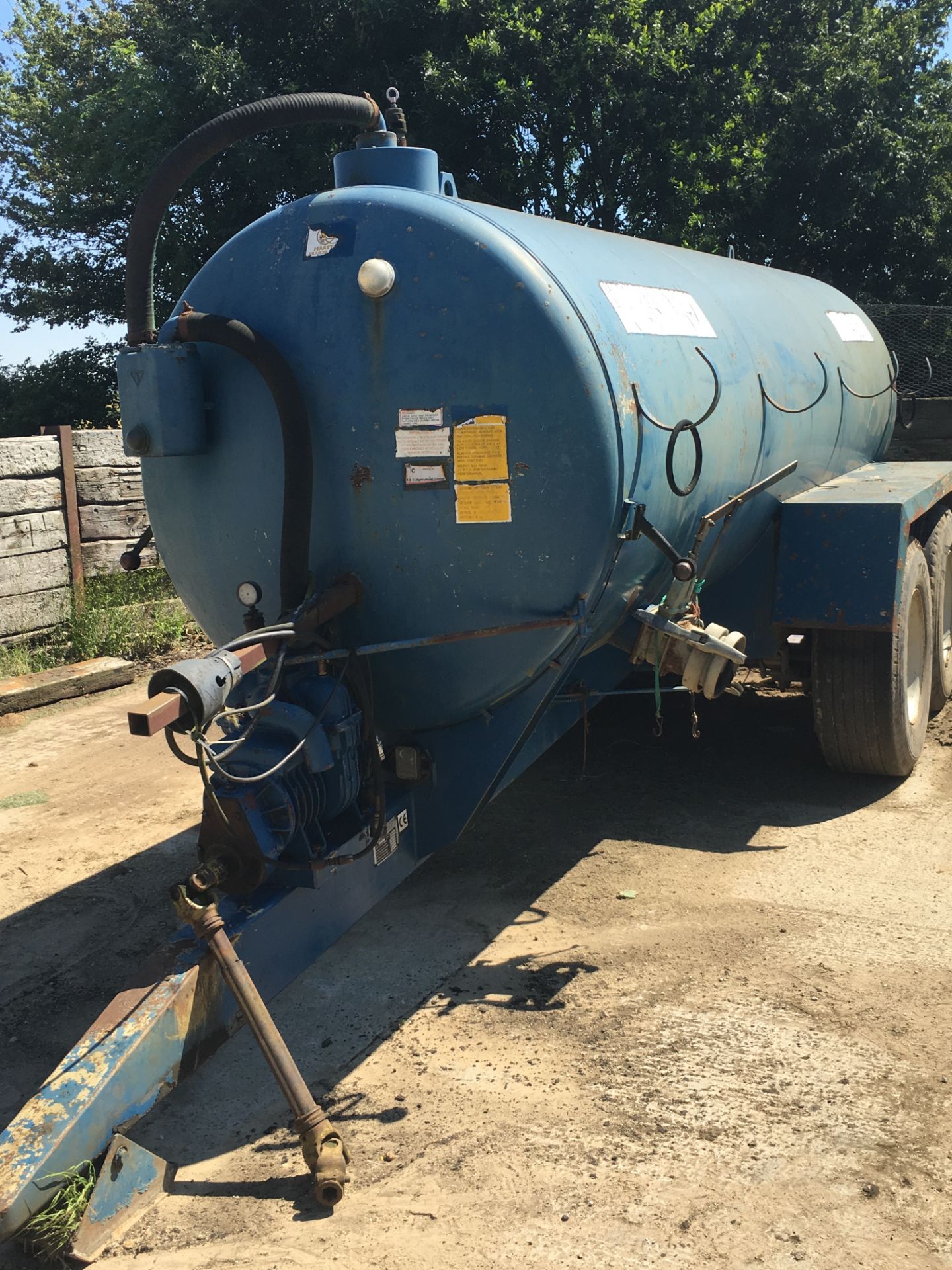 AS Marston Slurry Tanker Tandem Axle 2000 gals Type V12,000 1996 Location Diss, Norfolk.