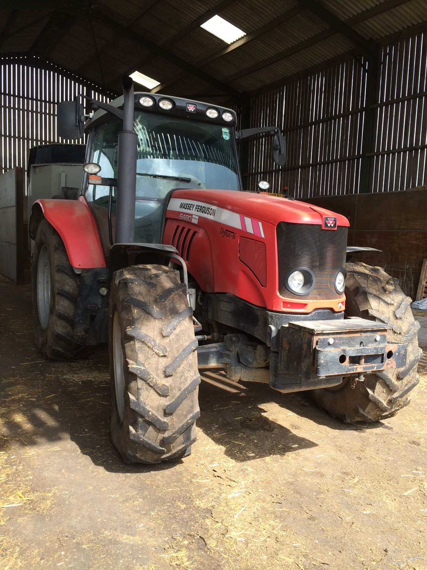 Massey Ferguson 6480 Dyna 6 Reg No: AU08 BGY, Serial No: T036021 8,900 hours Location Diss, Norfolk. - Image 3 of 7