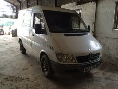 Mercedes Sprinter Van, Reg No: WU53 2FM 250,000 Miles MOT until 03/17. Location Diss, Norfolk.