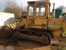 1989 Liehberr LR 611. Tracked loader with 4-in-1 bucket. Location Atherstone, Warwickshire.