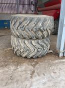 Russian Flotation Wheels. 28.1x26. Location Leicester, Leicestershire