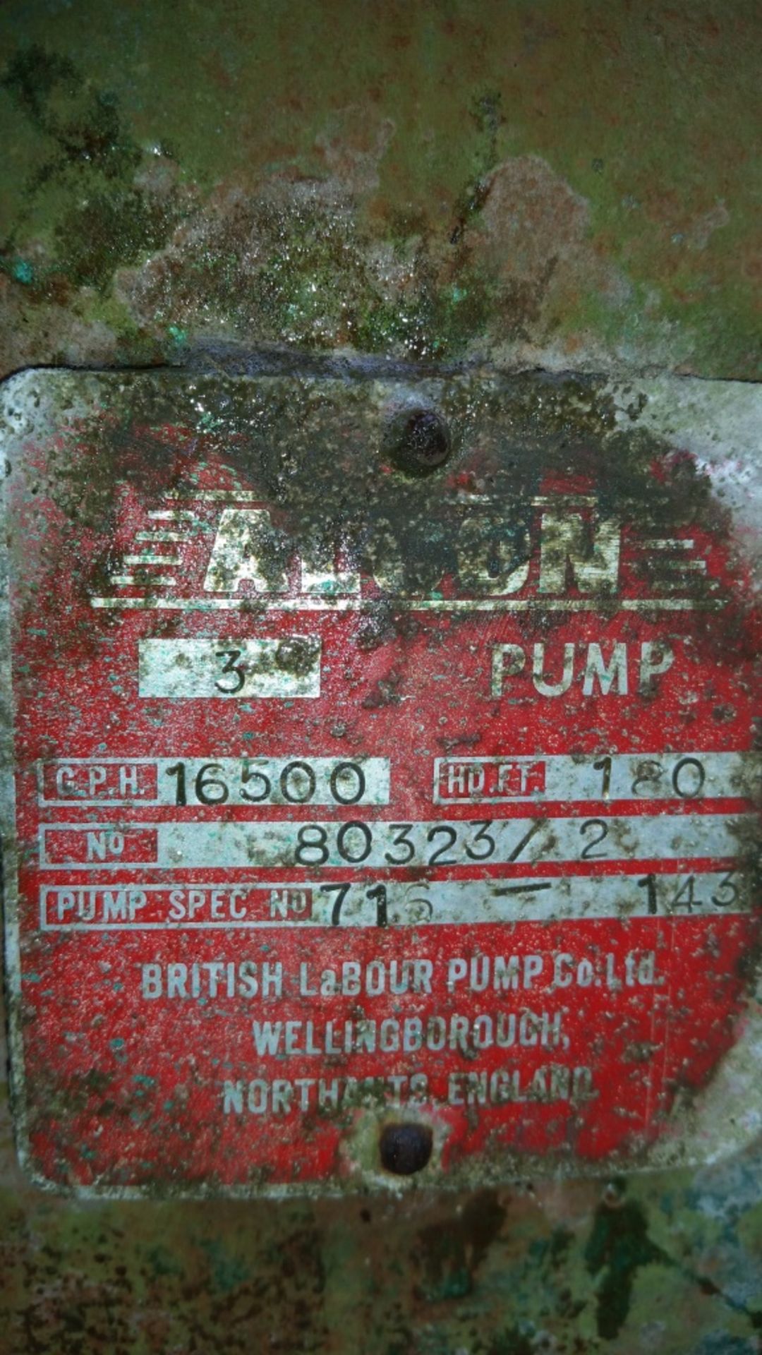 Slurry Pump NO VAT Location: Great Missenden, Buckinghamshire - Image 2 of 2
