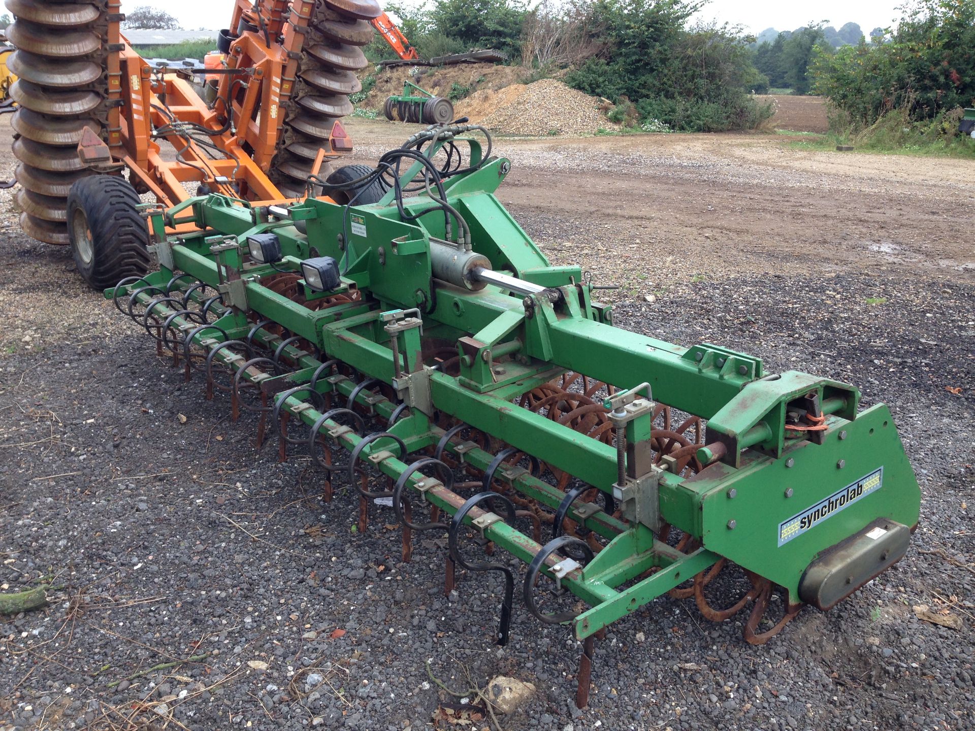 Franquet Synchrolab Front Spiral Press with leading tines, (1999) 4M. Location Norwich, Norfolk. - Image 4 of 4