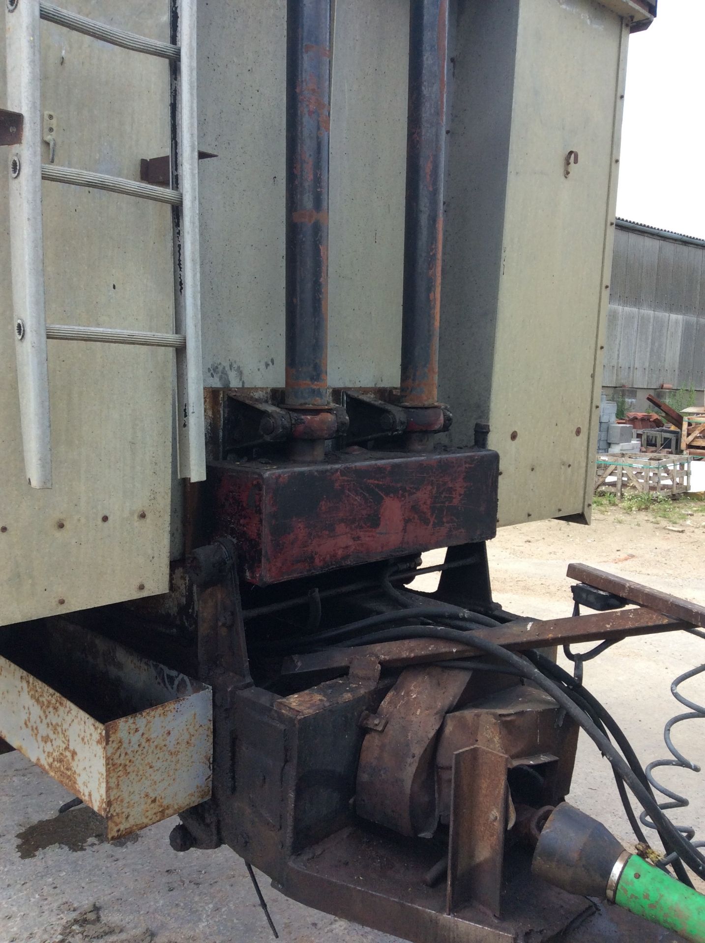 Blower Feed Trailer 10 tonne. Converted lorry, new blower. Location Diss, Norfolk. - Image 2 of 3