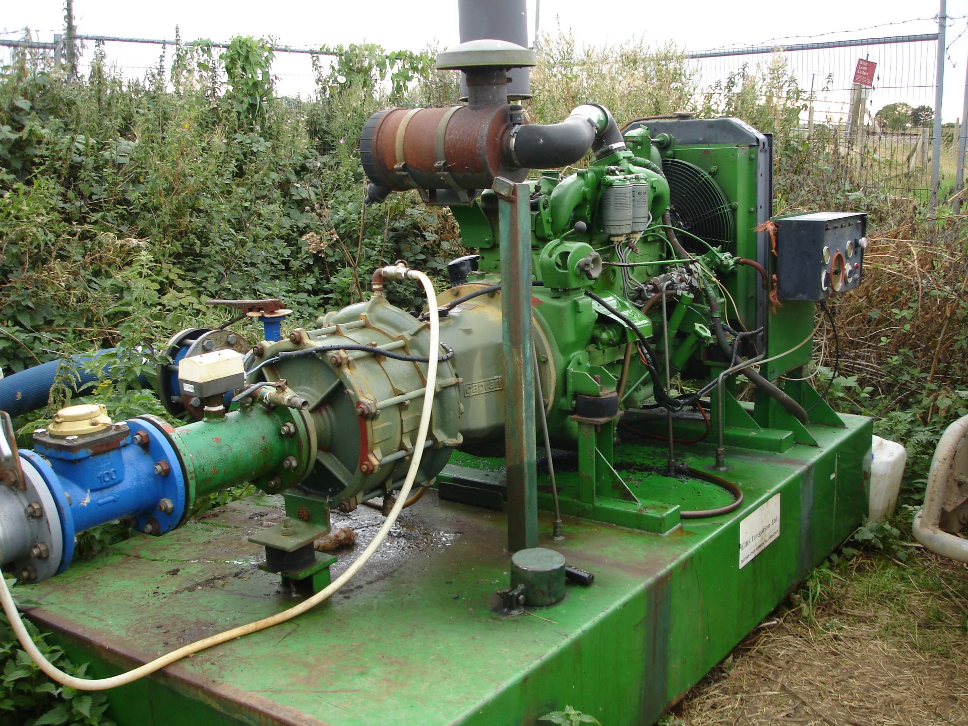 Irrigation Pump with Murphy Controls. Location Kings Lynn, Norfolk.