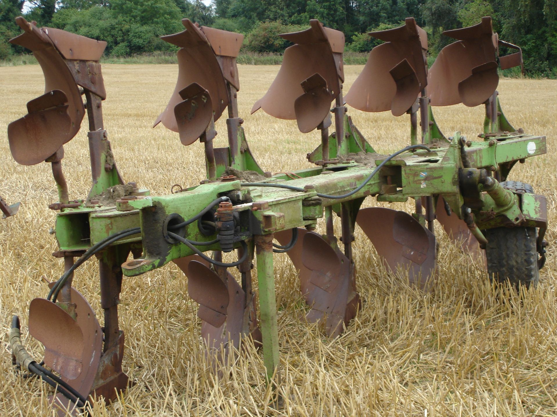 Dowdswell 5 Furrow Plough - For Parts (no Headstock). Location Kings Lynn, Norfolk.