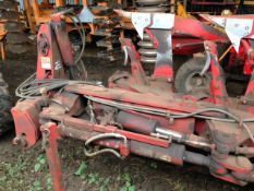 2001 Naud RVX 6 furrow on-land plough. Location Atherstone, Warwickshire.