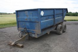 1987 AS Marston FF10D 10t tandem axle dump trailer. Serial No: 11000