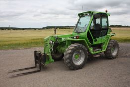 2012 Merlo Farmer P40.7CS Turbo Panoramic telescopic materials handler with rear hitch and weigh