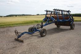 2011 Dal-Bo Compact 830 8.3m folding Cambridge rolls with breaker rings, levelling board and