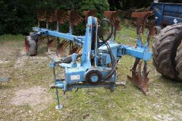 2007 Lemken Europal 8 7f (6+1) onland reversible plough with slatted mouldboards. Serial No: 256706