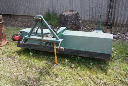 Hydraulic driven 8ft road brush