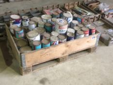 Quantity various paints