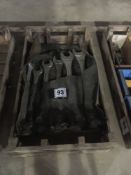 Set 6 large combination spanners 33 to 50mm