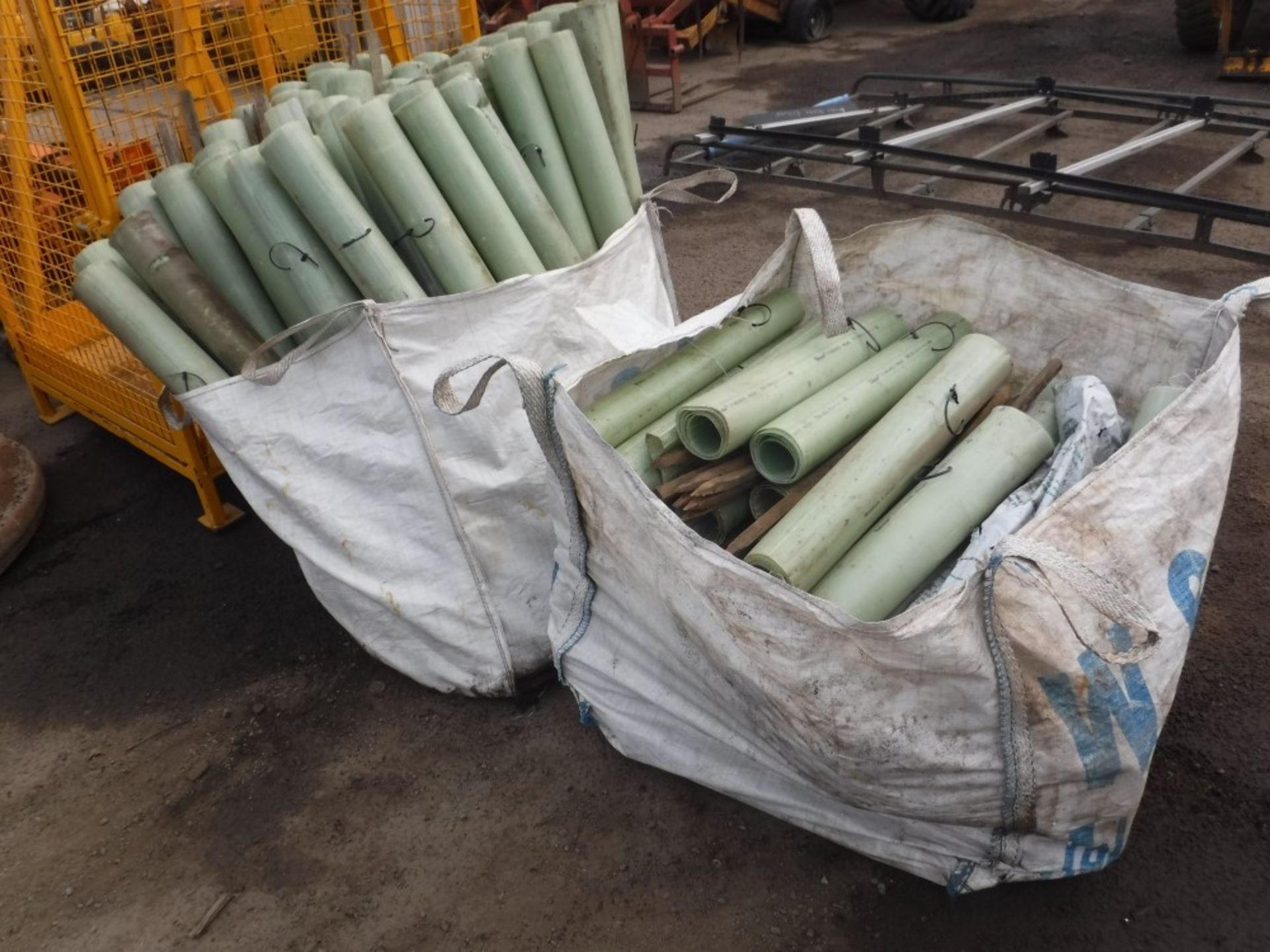 2 BAGS OF TREE GUARDS & STAKES [NO VAT]