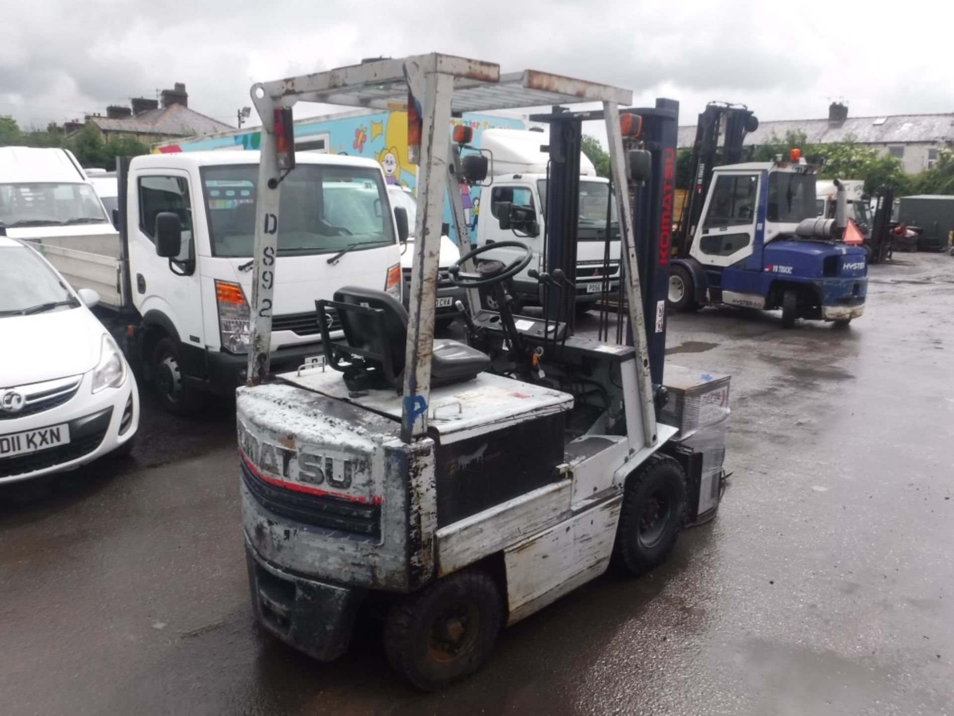 KOMATSU 1.5 TON ELECTRIC FORKLIFT WITH CHARGER, 14791 HOURS [NO VAT] - Image 4 of 4