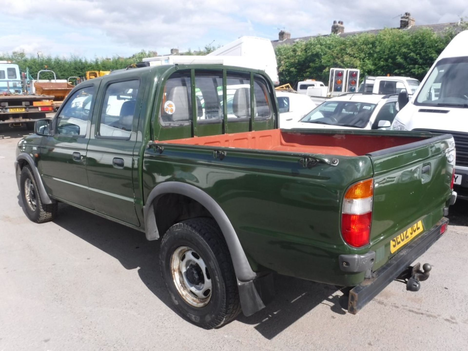 02 reg FORD RANGER 4 X 4 TD PICKUP, 1ST REG 06/02, 122815M WARRANTED, V5 HERE, 5 FORMER KEEPERS [+ - Image 3 of 5