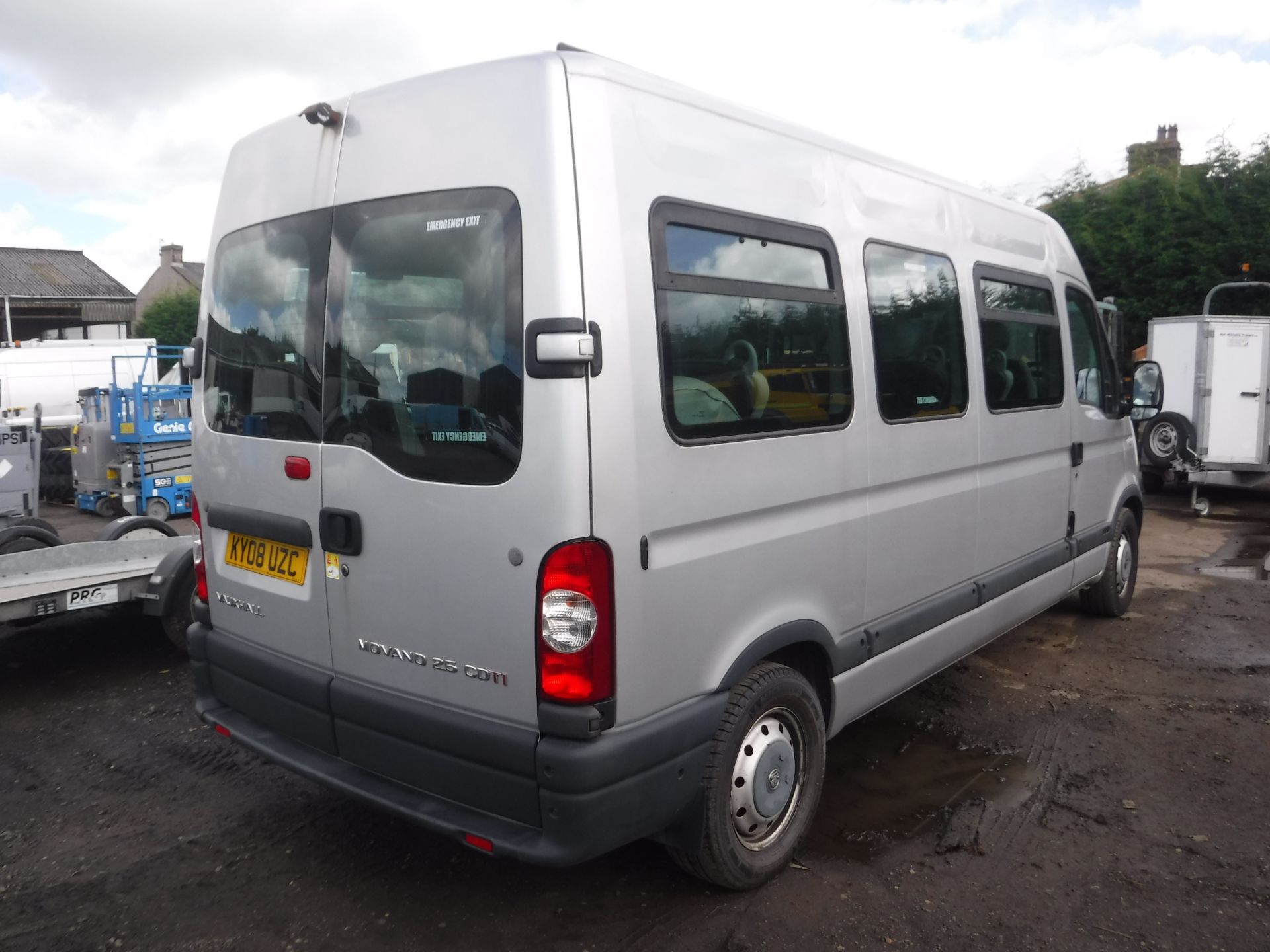 08 reg VAUXHALL MOVANO 15 SEAT MINIBUS, 1ST REG 03/08, TEST 03/17, 9154KM NOT WARRANTED, V5 HERE, - Image 4 of 6