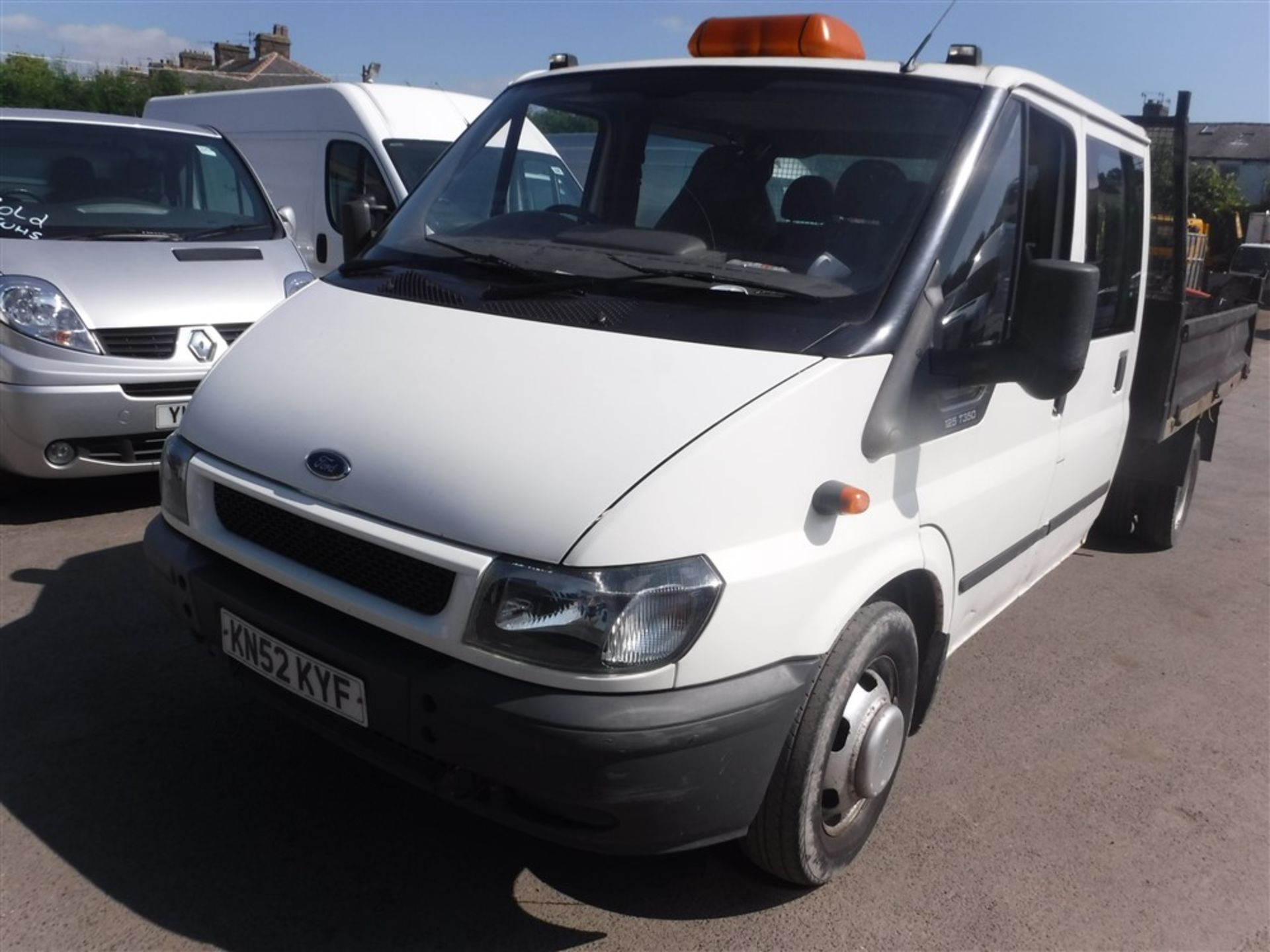 52 reg FORD TRANSIT 350, 1ST REG 01/03, 103714M, V5 HERE, 10 FORMER KEEPERS [NO VAT] - Image 2 of 4