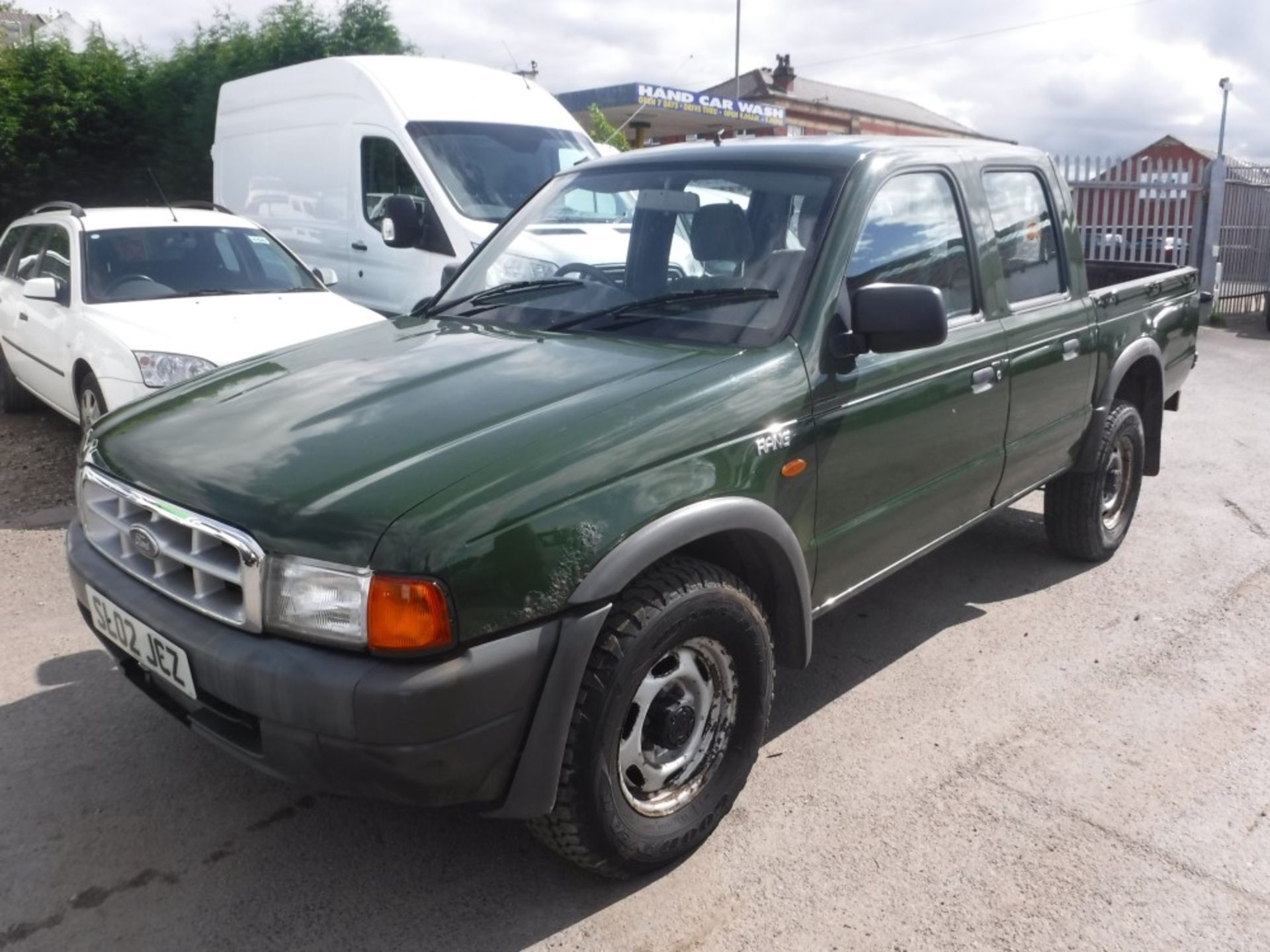 02 reg FORD RANGER 4 X 4 TD PICKUP, 1ST REG 06/02, 122815M WARRANTED, V5 HERE, 5 FORMER KEEPERS [+ - Image 2 of 5