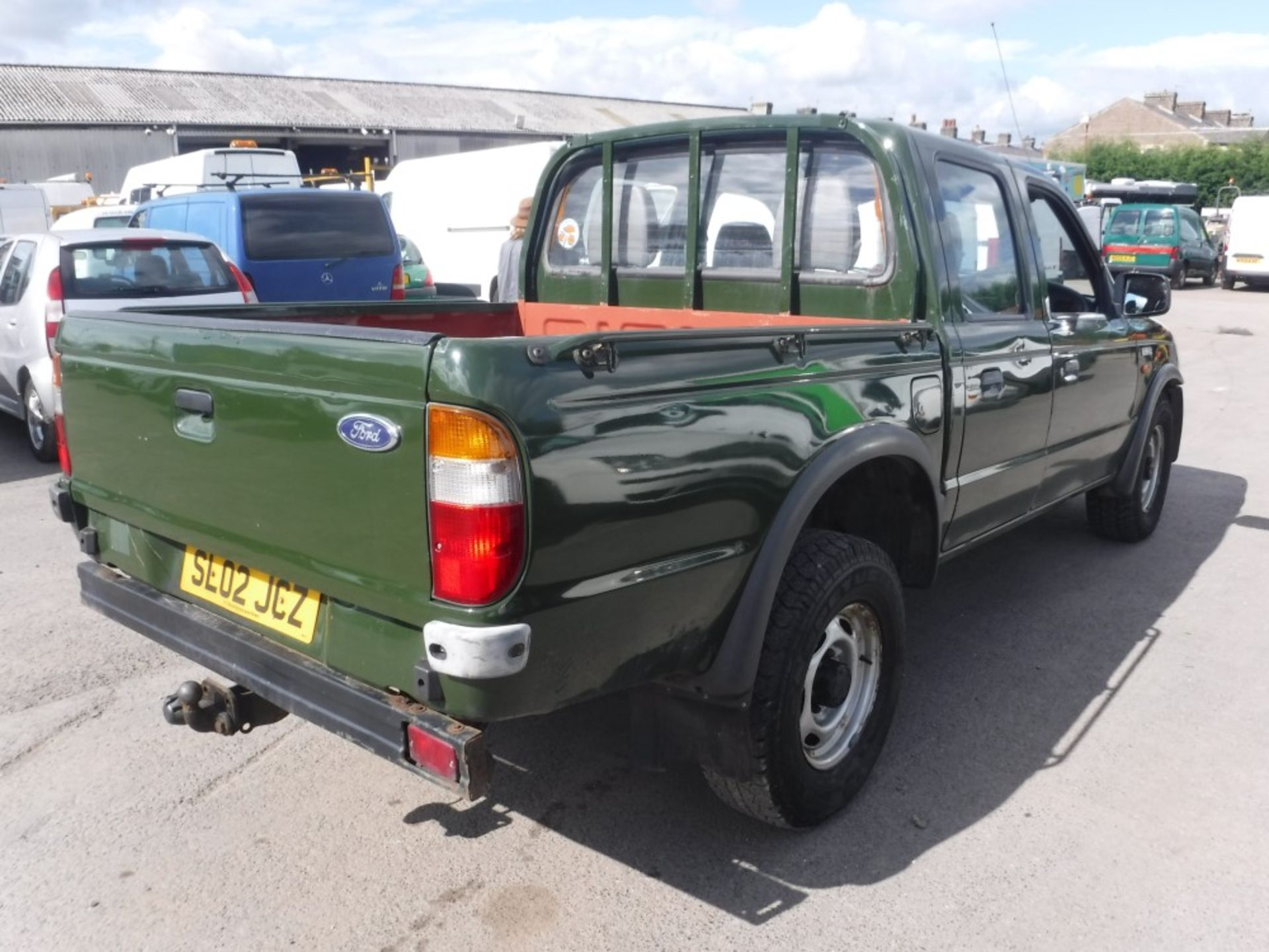 02 reg FORD RANGER 4 X 4 TD PICKUP, 1ST REG 06/02, 122815M WARRANTED, V5 HERE, 5 FORMER KEEPERS [+ - Image 4 of 5