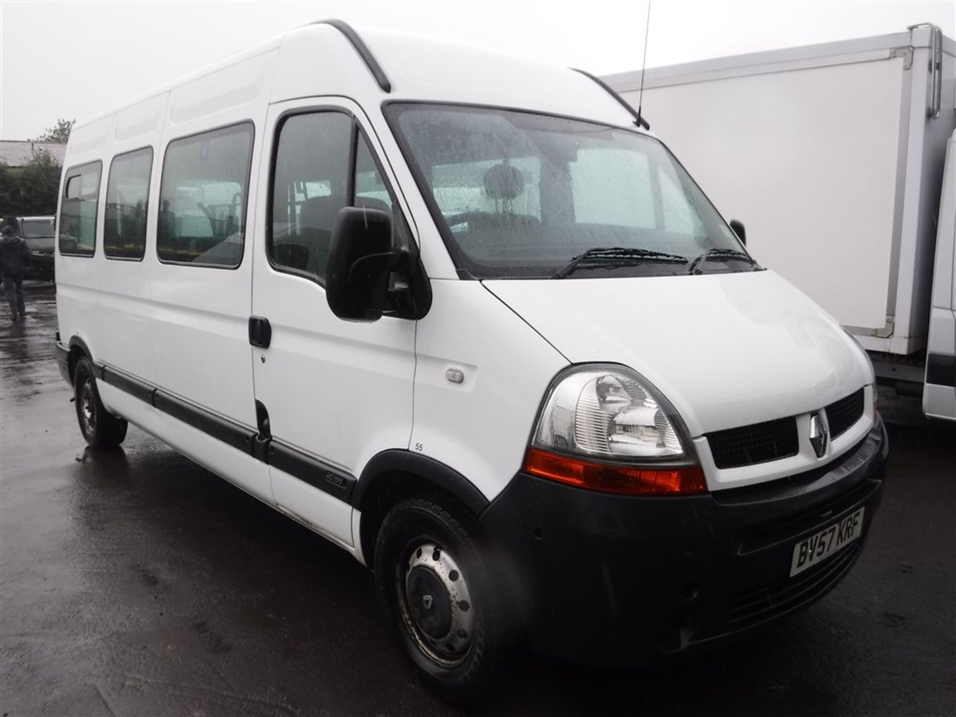 57 reg RENAULT MASTER LWB 35 DCI 100 WELFARE 10 SEAT MINIBUS, 1ST REG 01/08, TEST 06/17, 76942M