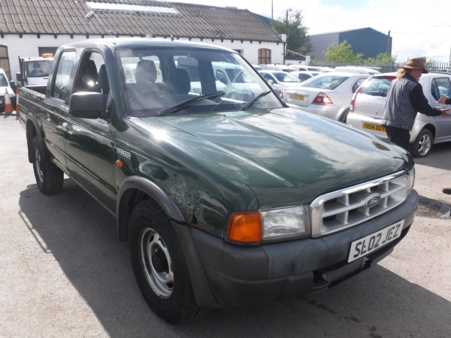 02 reg FORD RANGER 4 X 4 TD PICKUP, 1ST REG 06/02, 122815M WARRANTED, V5 HERE, 5 FORMER KEEPERS [+