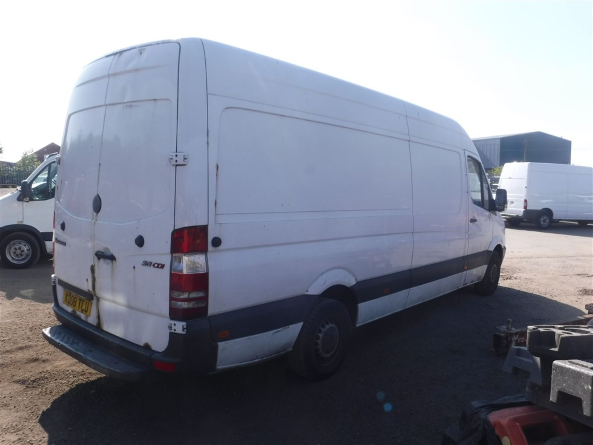 08 reg MERCEDES SPRINTER 311 CDI LWB, 1ST REG 07/08, TEST 04/17, NO V5 - GREEN SLIP ONLY [+ VAT] - Image 4 of 5