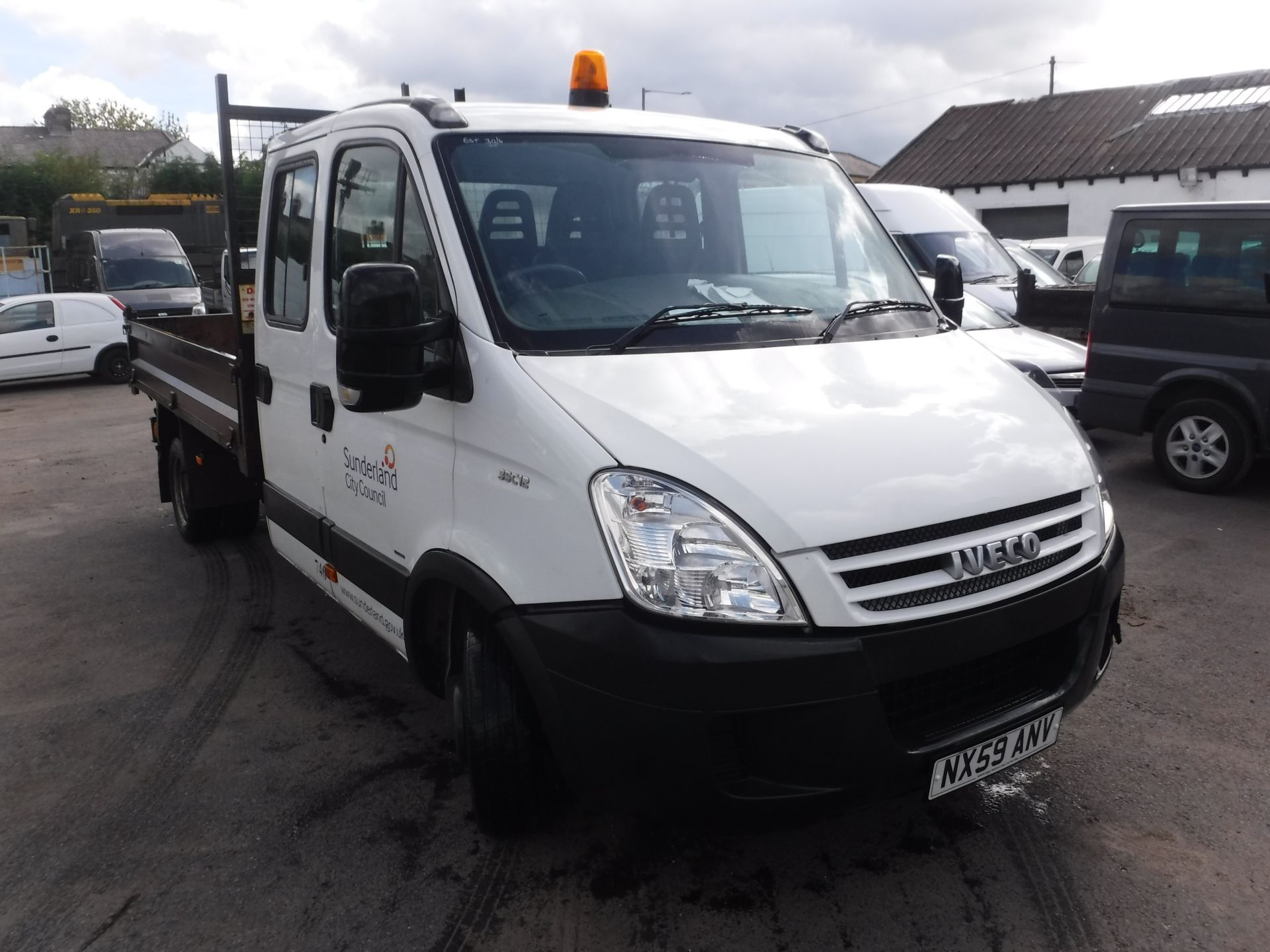 59 reg IVECO DAILY 35C12 XLWB TIPPER, 1ST REG 09/09, 54655M, V5 HERE, 1 OWNER FROM NEW [+ VAT]