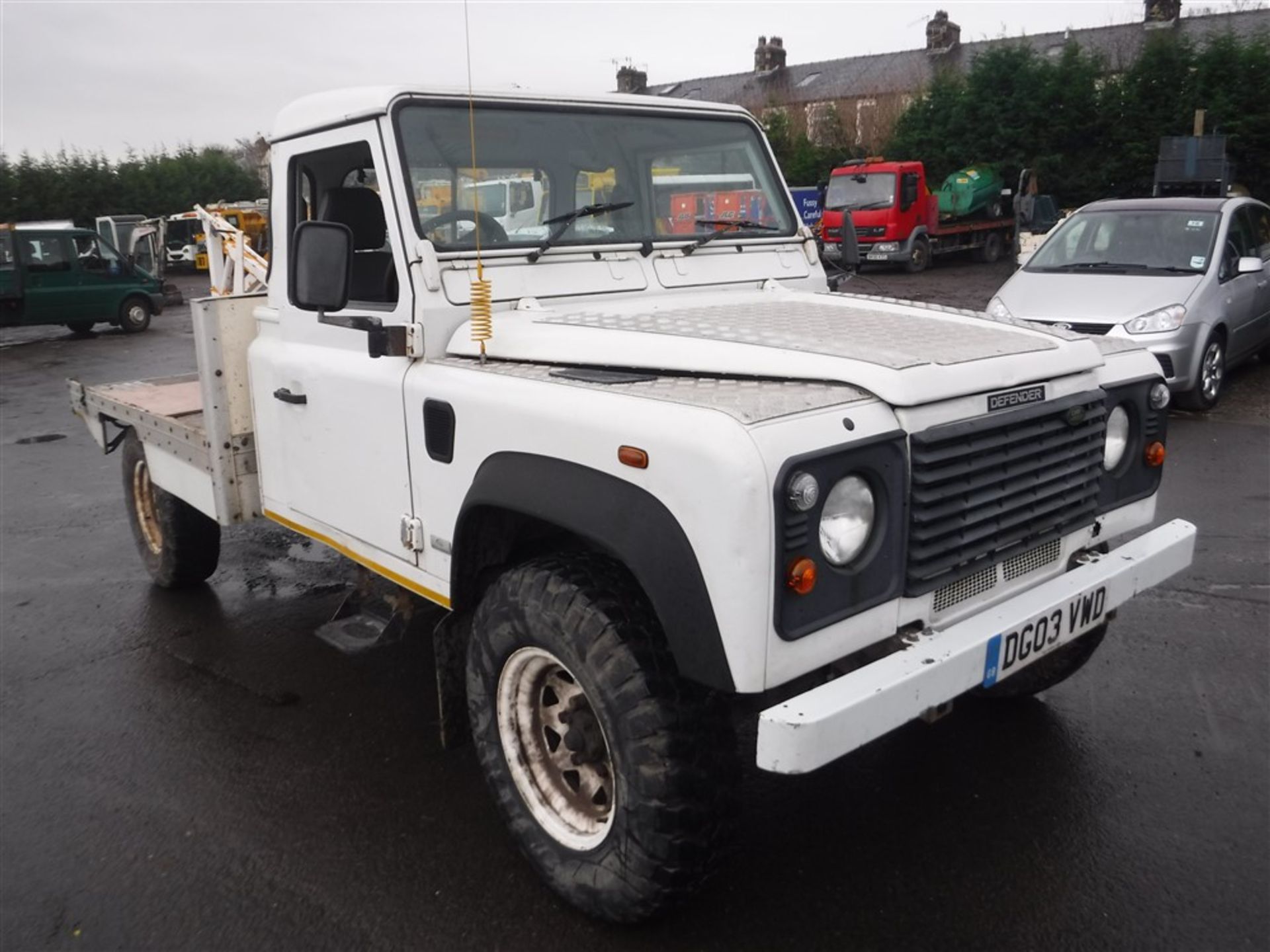 03 reg LANDROVER DEFENDER 130 TD5 LIGHT 4X4 UTILITY, 1ST REG 03/03, 189290M WARRANTED, V5 HERE, 3