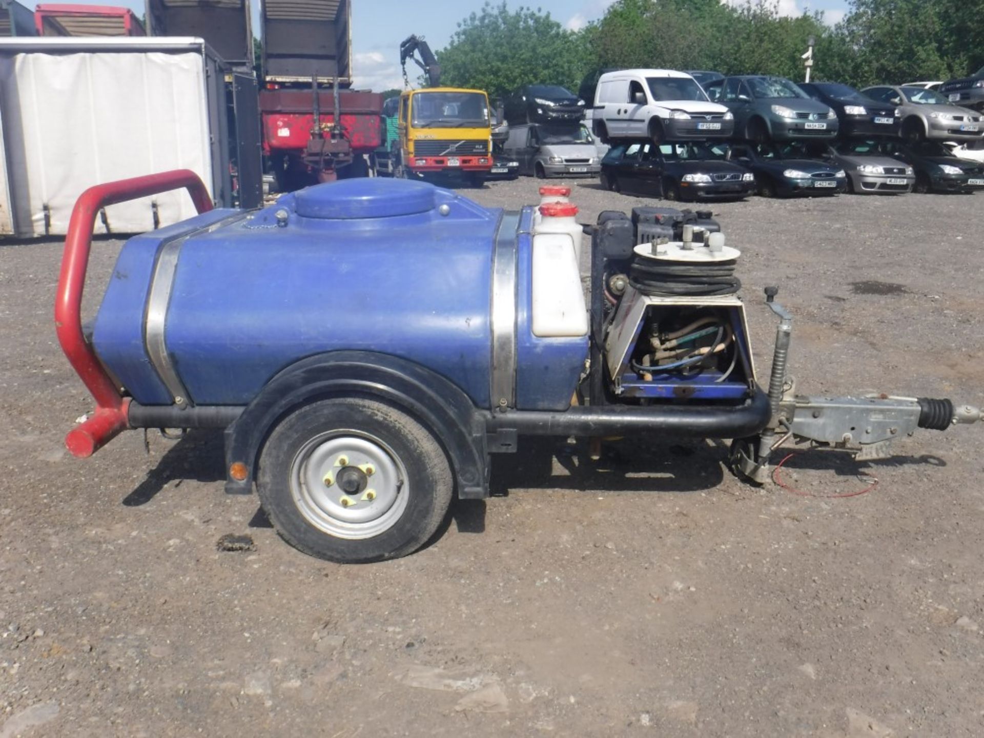 BRENDON BOWSER TOWABLE DIESEL POWER WASHER, YANMAR ENGINE, GOOD WORKING ORDER [+ VAT]