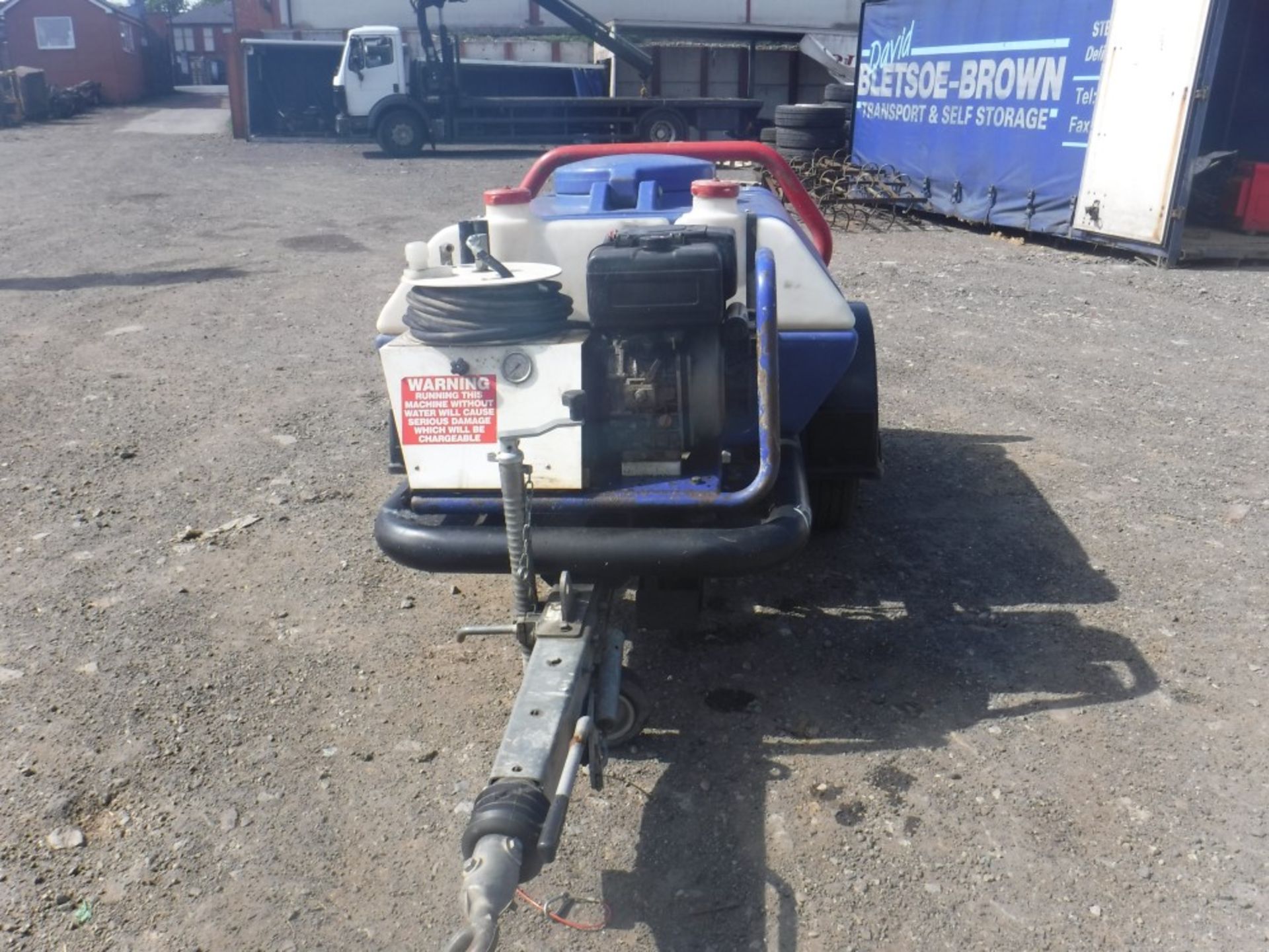 BRENDON BOWSER TOWABLE DIESEL POWER WASHER, YANMAR ENGINE, GOOD WORKING ORDER [+ VAT] - Image 2 of 5