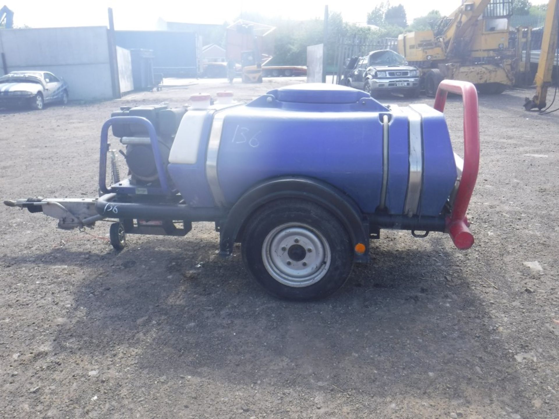 BRENDON BOWSER TOWABLE DIESEL POWER WASHER, YANMAR ENGINE, GOOD WORKING ORDER [+ VAT] - Image 4 of 5