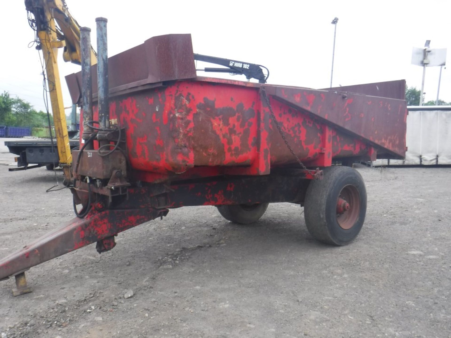 PETITIE AGRIGATE TIPPING TRAILER 16FT DOUBLE TIPPING RAM [+ VAT]