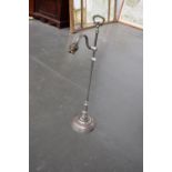 A vintage metal table lamp,