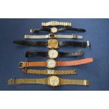 A mixed lot of wristwatches, including Seiko, Bulova, Mappin & Webb, Skagen,