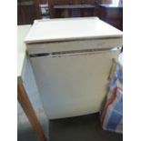 A vintage Frigid Aire fridge,