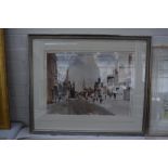 John Yardley, Dorchester, signed and numbered print, framed,