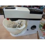 A vintage Kenwood Chef Model A901 food processor with mixing bow,