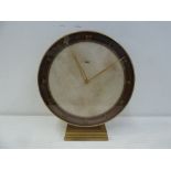 An Art Deco circular mantle clock,