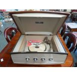 A vintage PYE Steriophonic Projection System turntable type 1005