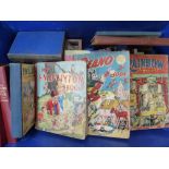 A large quantity of vintage children's books and annuals including Enid Blyton,