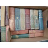 A box of travel related books including Menpes. Paris (1907); Hutton, Edward. Rome (1922).